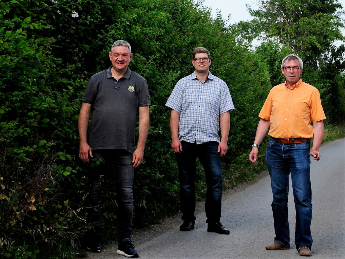 Christian Bobka, Jan-Peter Uthoff und Bernd Klute
