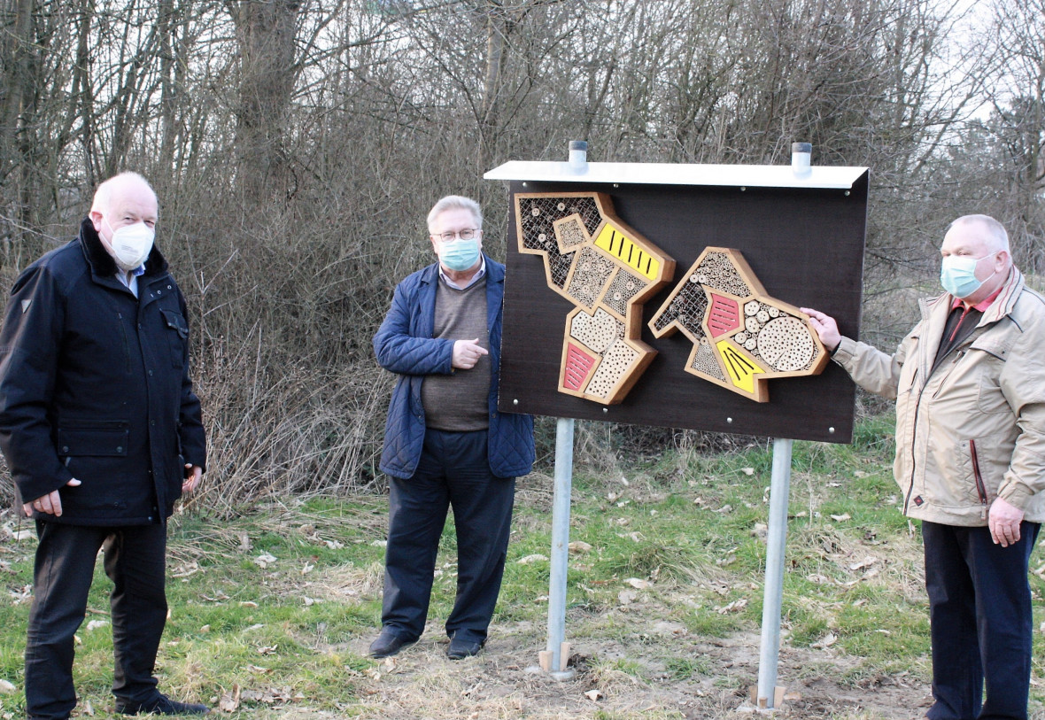Brgermeister Rdiger Meier, Manfred Wauschkuhn und 
